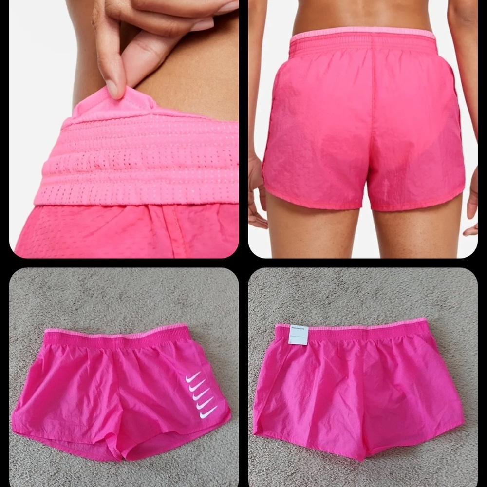 Nike | Swoosh Run Shorts, Pink Glow/White, Size Medium, NWOT